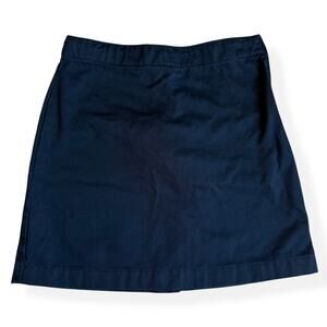 Lands End Girls Navy Chino Skort 7